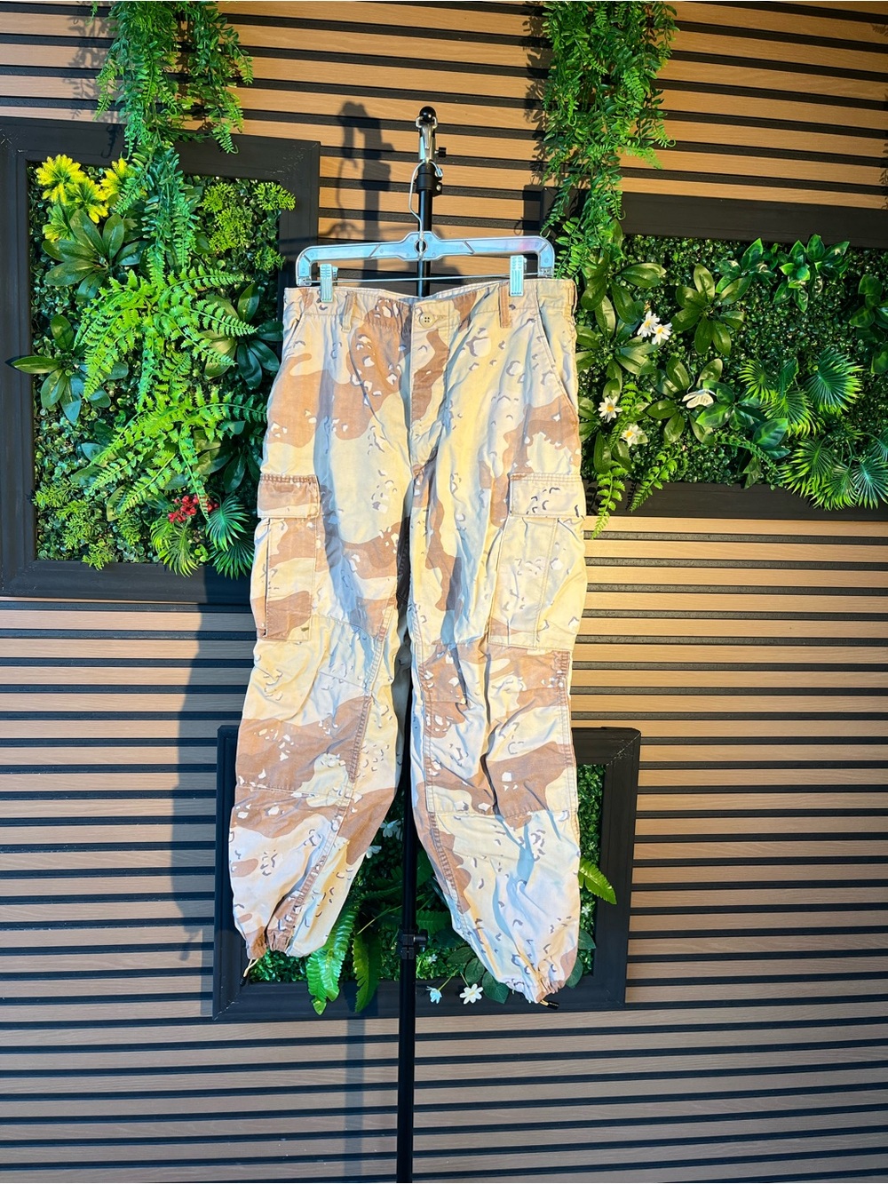 Faded vintage chocolate chip desert camo cargo pants